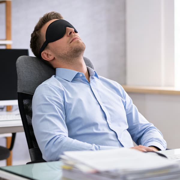 Mjuk 3D sovmask ögonmask för flygresor yoga vila Black