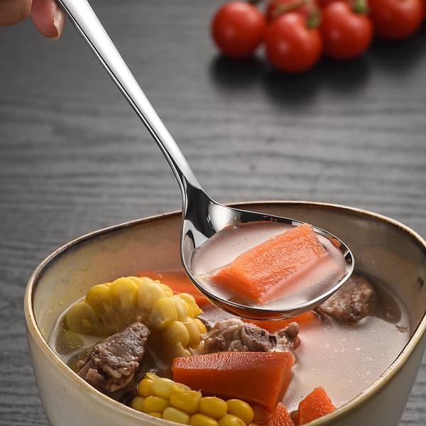 Kauha ruostumatonta terästä Silver