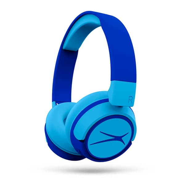 Barnhörlur Trådlös 2in1 On-Ear Blå