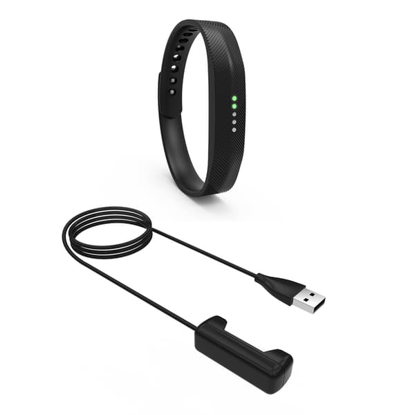 Laddningskabel för Fitbit Flex 2 - 1 meter, svart