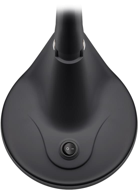 LED forstørrelseslampe med stativ, 6 W, sort