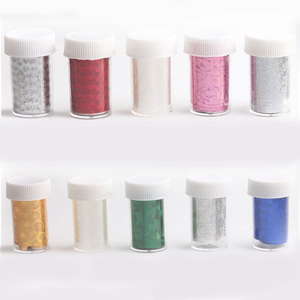 Spikerfolie 10 ruller MultiColor