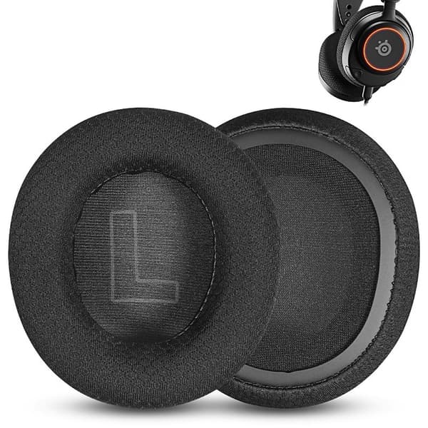 Utbytesöronkuddar för SteelSeries Arctis Nova Pro-hörlurar Black+Grey