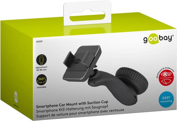 Smartphone bilholder med sugekop