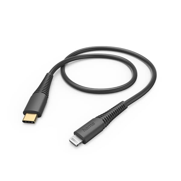 Ladekabel USB-C til Lightning Svart 1.5m