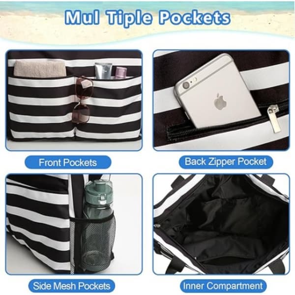 Vattentät & Vikbar Strandväska