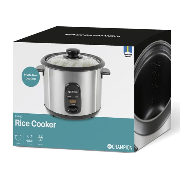 Riskoker Keramikk 1,5L 500W RK500 Rustfri