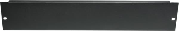Cover panel, 2U, 19" , black