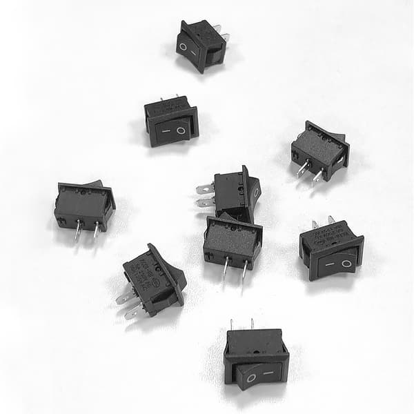 ON/OFF-kytkimet, 10 kpl Black