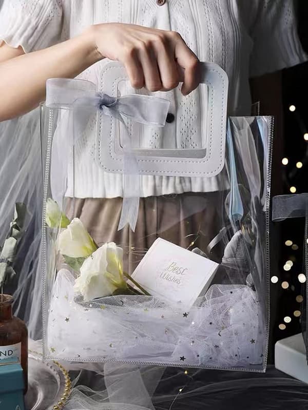 Stofpose til gaver PVC Transparent