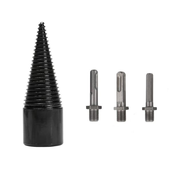 Trebor for boremaskin, 3 skaft Black