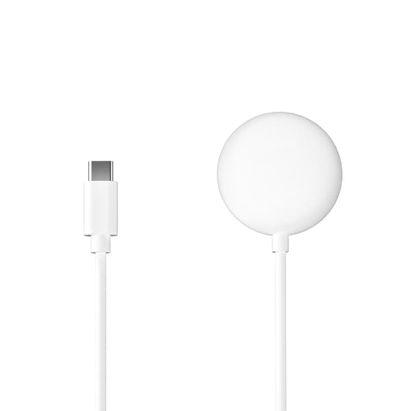 Google Pixel Watch-lader, magnetisk ladekabel for Pixel Watch 1. generasjon White