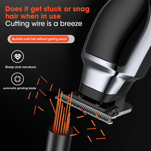 Professionel hårtrimmer med digitalt display