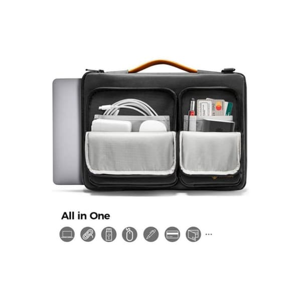 13 tommer etui til bærbar computer til ny tablet, vandafvisende notebooktaske Black