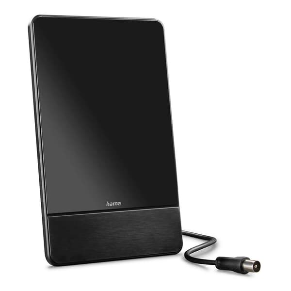 Indendørs Antenne Pro 45 DAB+/DAB/DVB-T2/FM Flad Sort