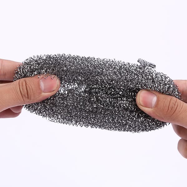 Skrubbsvampar i rostfritt stål, 6-pack