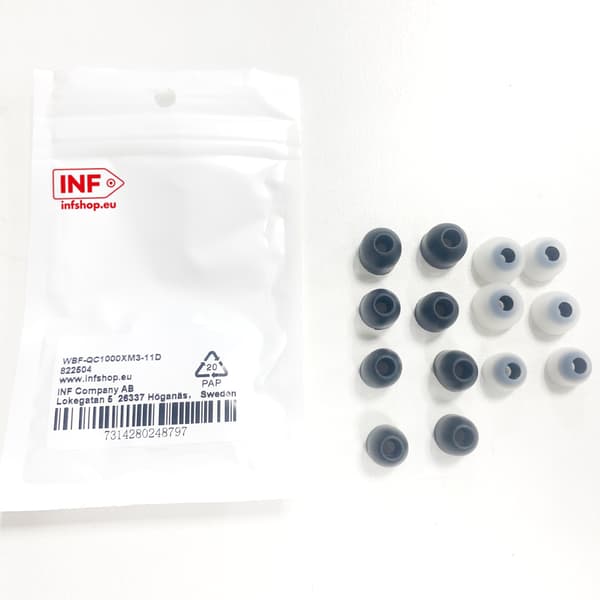 Ørepropper til Sony WF-1000XM3/WF-1000XM4 Sort 7 par