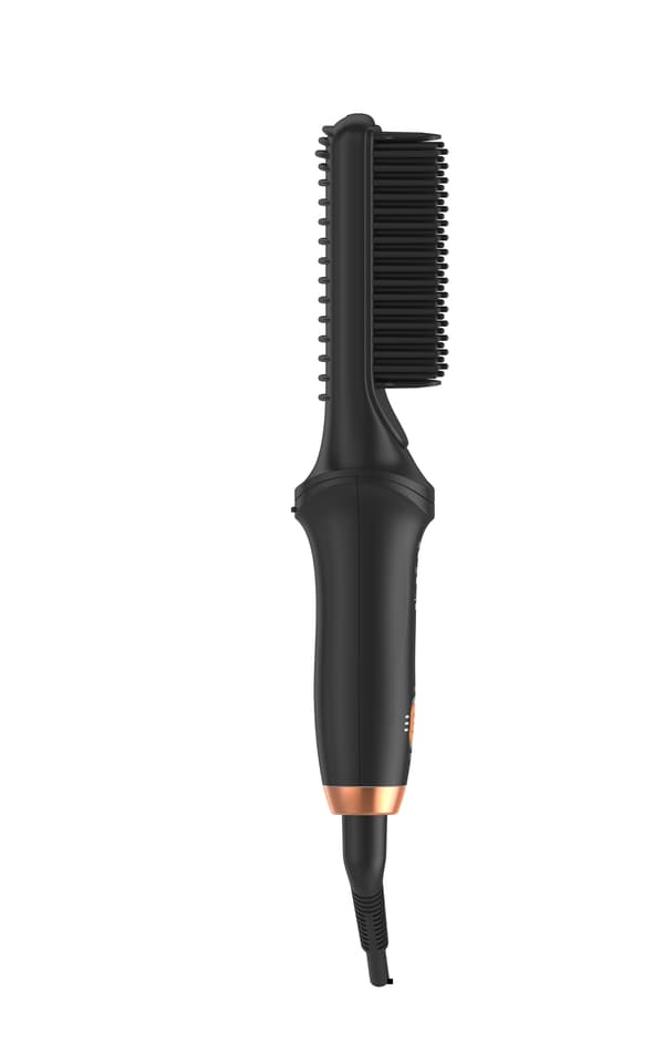 AE-510 multifunksjonell hårføner og strykejern Black