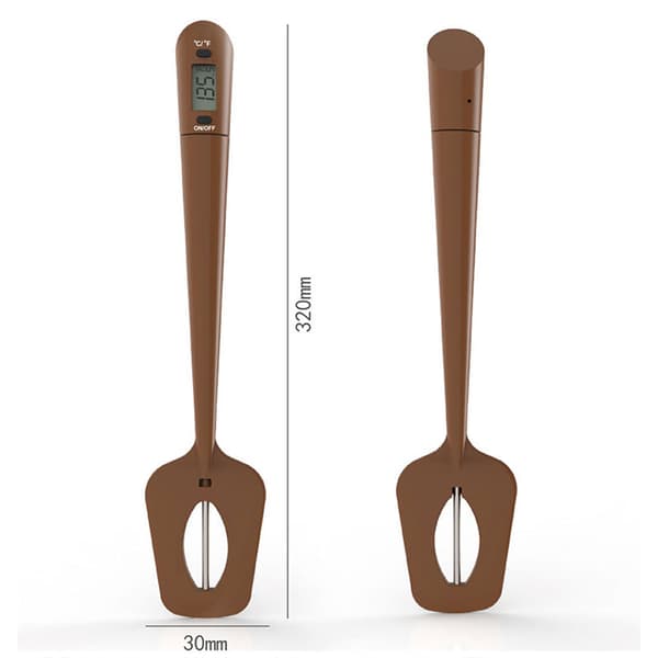Digitalt mattermometerspatel for matlaging og baking Brown