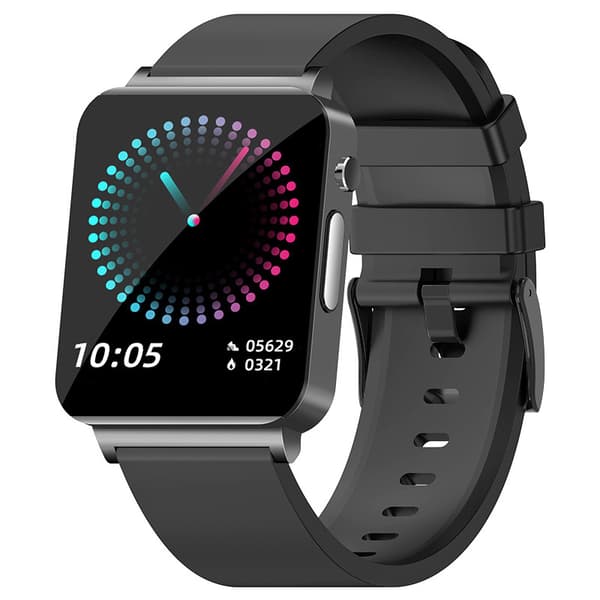 Smartwatch med EKG, puls, blodiltning, søvnmonitor Black