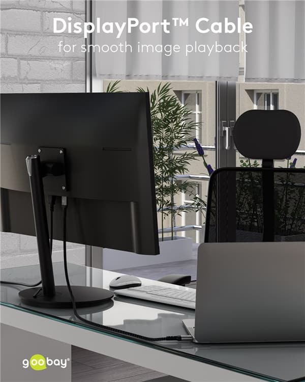 DisplayPort™-kabel, 8K @ 60 Hz