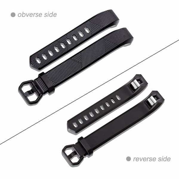 Klokkereim til Fitbit Alta / HR i sort silikon