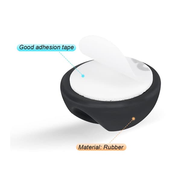3-pak kabelholder Black