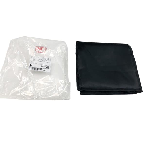 Elegant Polyester Satin Dug til Fester, Bryllupper og Begivenheder Black