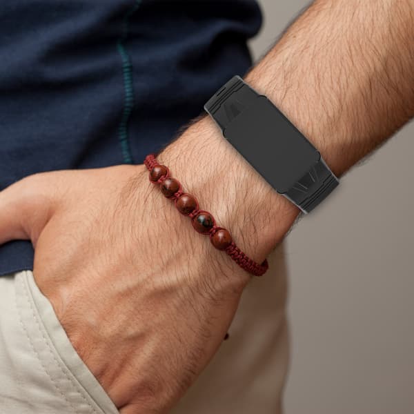 WHOOP 4.0 Band Integreret Rem - Sort Silikone