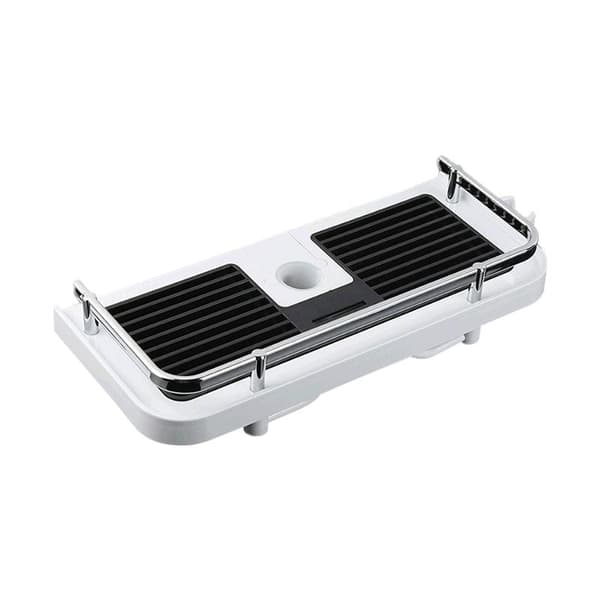 Duschhylla ABS 32x12 cm Svart/Vit