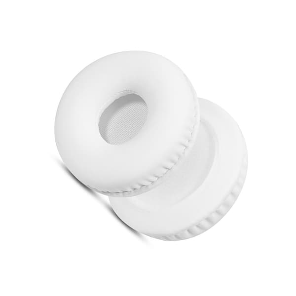 Utskiftbare øreputer for Sony WH-CH520 hodetelefoner - Isilkestoff (7CM) White