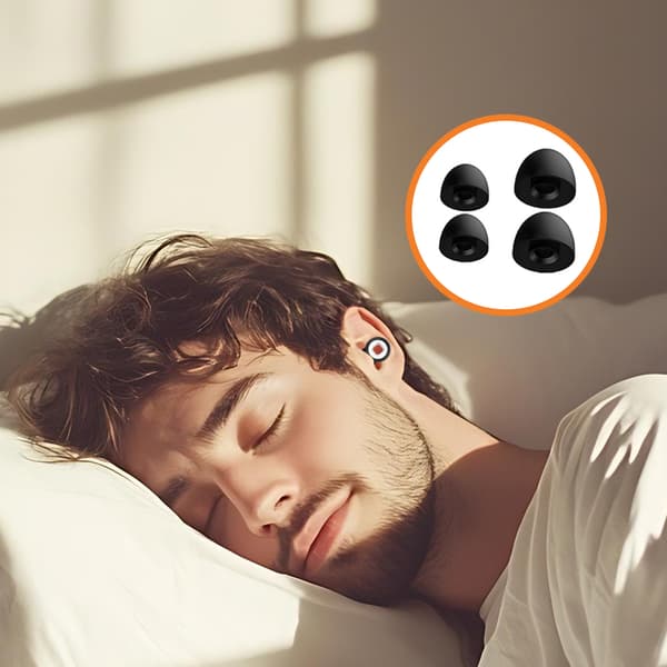 Brusreducerande öronproppar Black