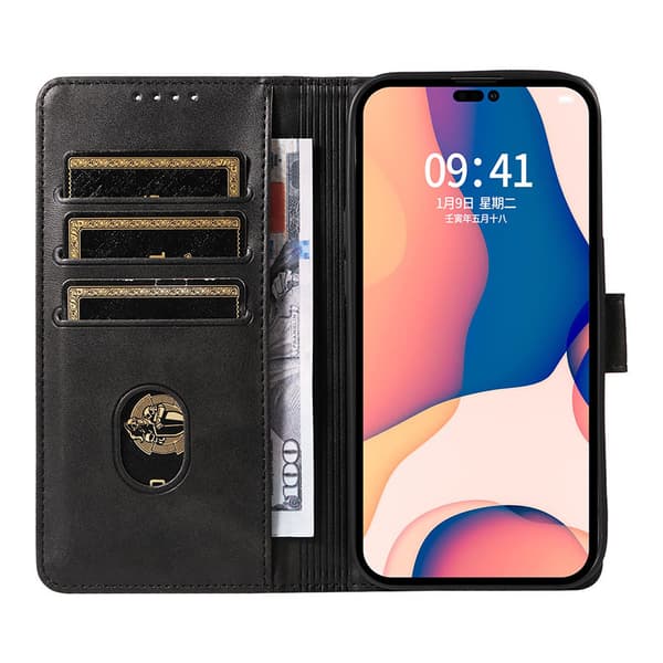 Nahkakotelo iPhonelle korttitelineellä iPhone 14