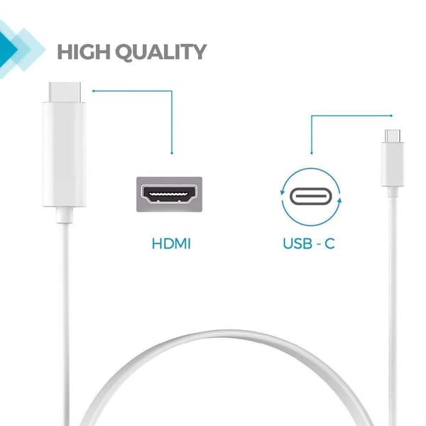 USB-C til HDMI-kabel 4K UHD 2 meter