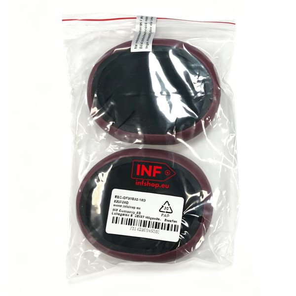 Erstatningsøreputer for Skullcandy Crusher Wireless/Crusher ANC/Hesh3, 2-pakning DarkRed
