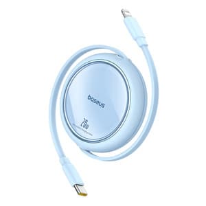 USB-kaapeli Baseus Free2Pull USB-C IP 20W 1m (sininen)