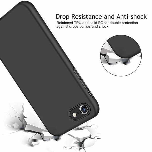 iPhone 7/8 / SE cover silikone sort