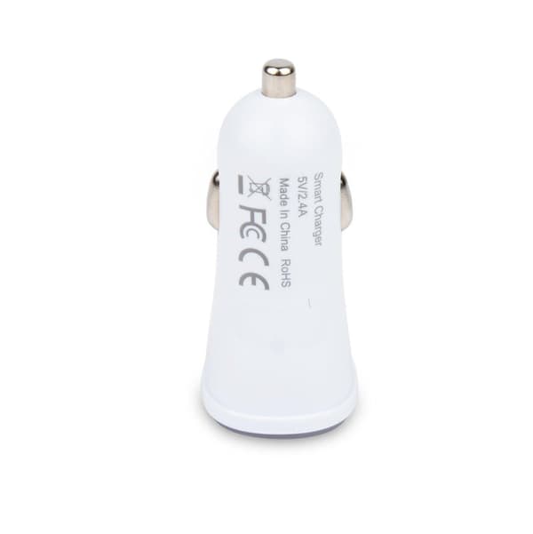 Billaddare 5V / 2.4A Dubbel USB med LED
