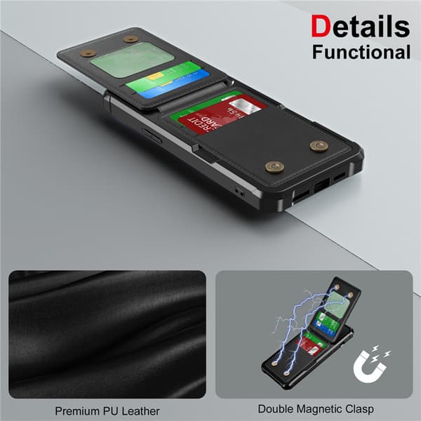 Elegant sort tegnebogsetui til iPhone 14 iPhone 14