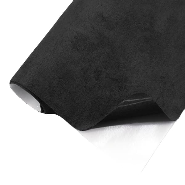 Selvklæbende ruskindslap Black XL