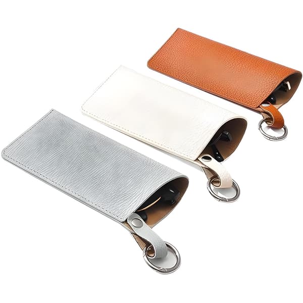 Stilfuld PU læder solbrille- og brilleetui Brown