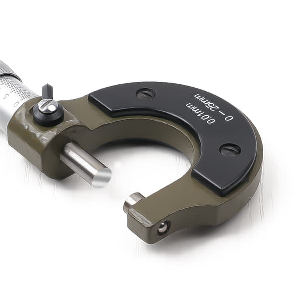 Højpræcisions udvendig mikrometer 0-25 mm