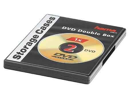 DVD-box Dubbel Svart  5-pack