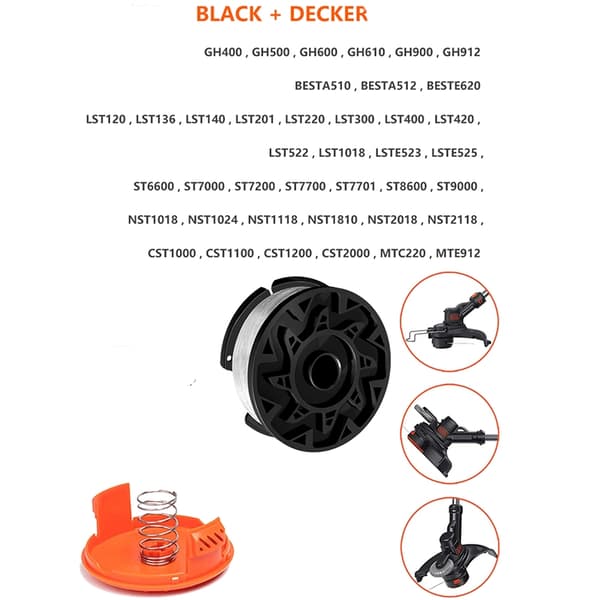 Sett med reservespoler til BLACK+DECKER AF-100