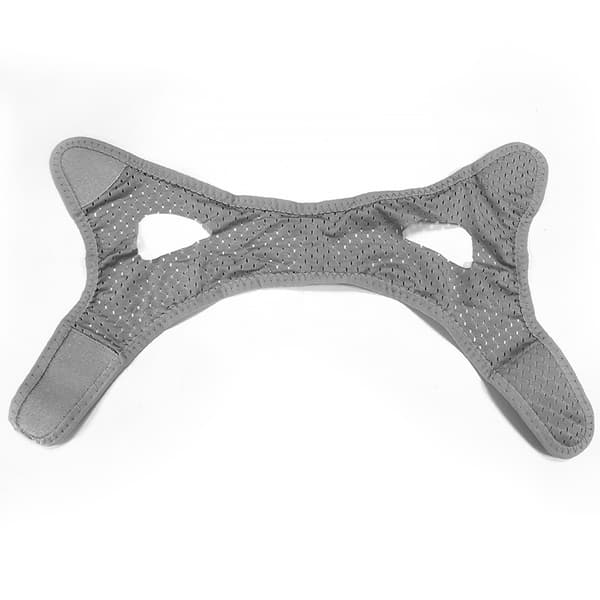 Andningsbart hakband, justerbart hakstödsband Grey