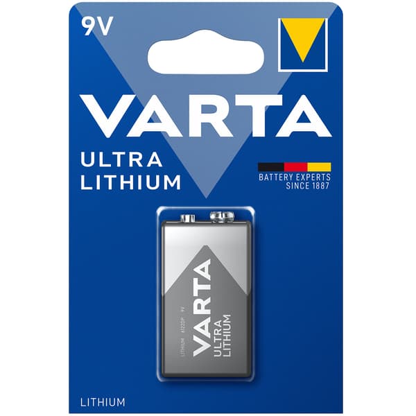 Ultra Lithium 9V Batteri 1-pak