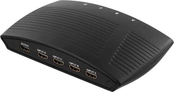 Manual HDMI switch 4 inputs>one output FullHD 60Hz 19pin fe