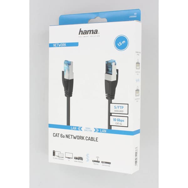 Cable Network CAT6a S/FTP 1.5m Black