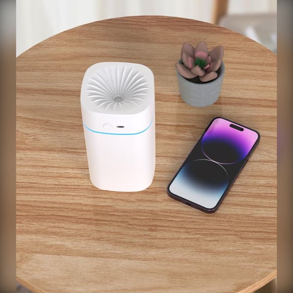 Oppladbar Aroma Diffuser Luftfukter med Ambient Lys Blue