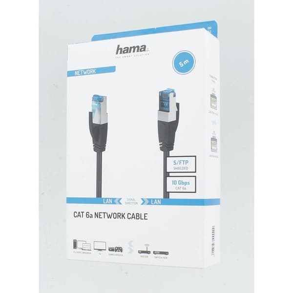 Cable Network CAT6a S/FTP 5.0m Black